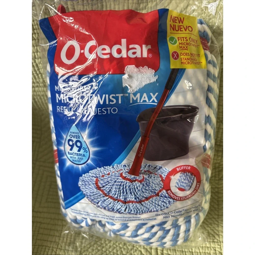 O-Cedar Micro Twist Microfiber Twist Max Mop Refill Replacement Head New Sealed